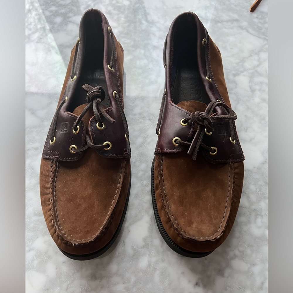 SPERRY LEATHER /SUEDE TOPSIDERS NWOT MENS 13M